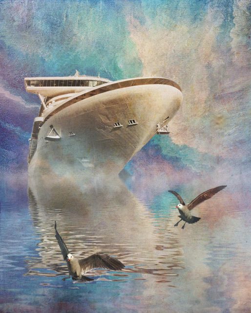 Creative 3rd Place Coming out of the Fog by Beverly Brock